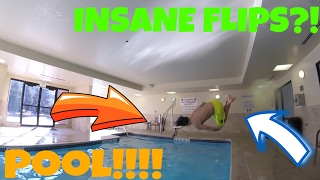 INSANE POOL FLIPS!!!