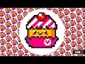 Kawaii cupcake  drawing pixel art by garbi kw  cute characters design