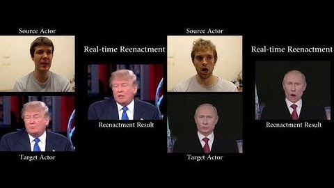 Media Trickery - Real time Face Capture and Reenactment (2016)
