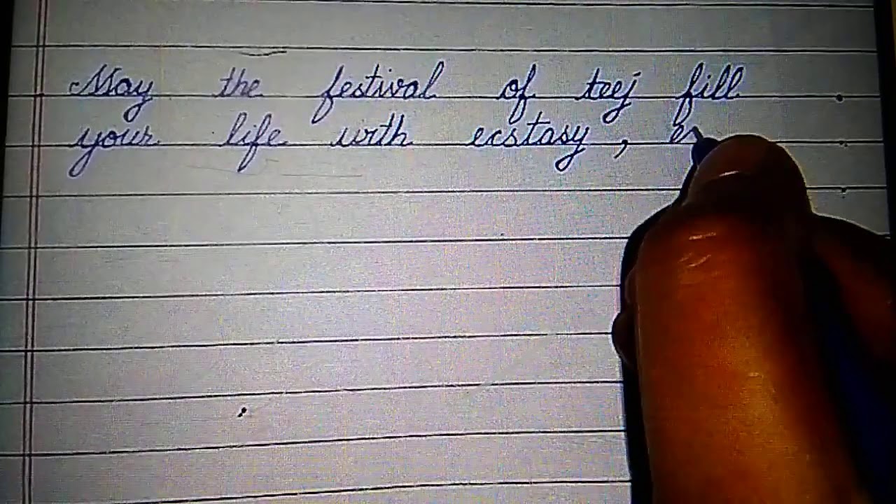 Calligraphy writing for Kids , Learn How to write in Cursive ...