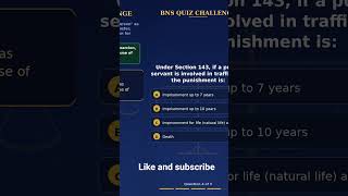 BNS Short #bareact #indianlaw #trending #youtubeshorts #viral #lawmcq #gaming #bns2023 #latestnews