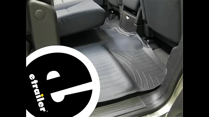 How to Set Up Your WeatherTech 2nd Row Rear Auto Floor Mat on a 2014 Chevrolet Silverado 1500