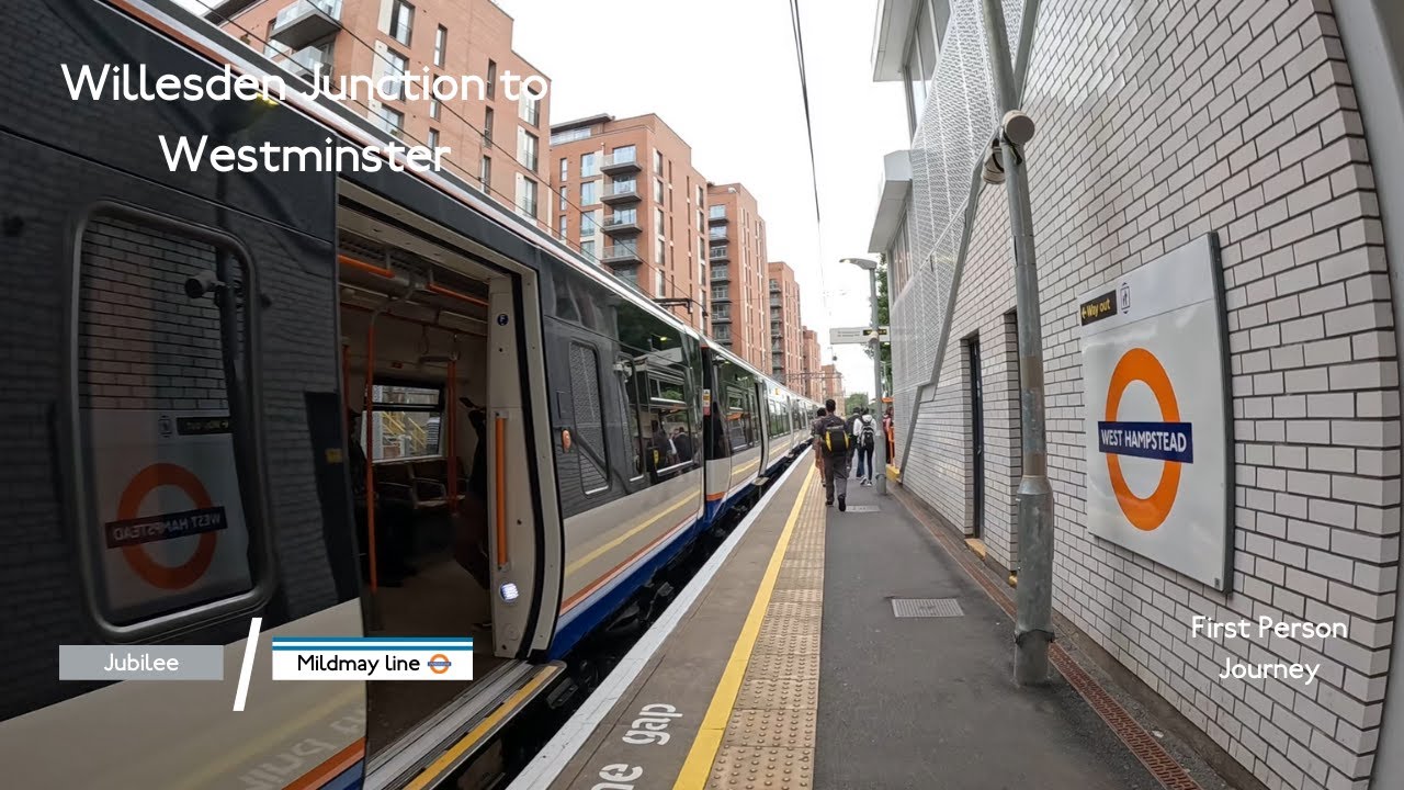 London Underground & Overground First Person Journey - Willesden Junction to Westminster
