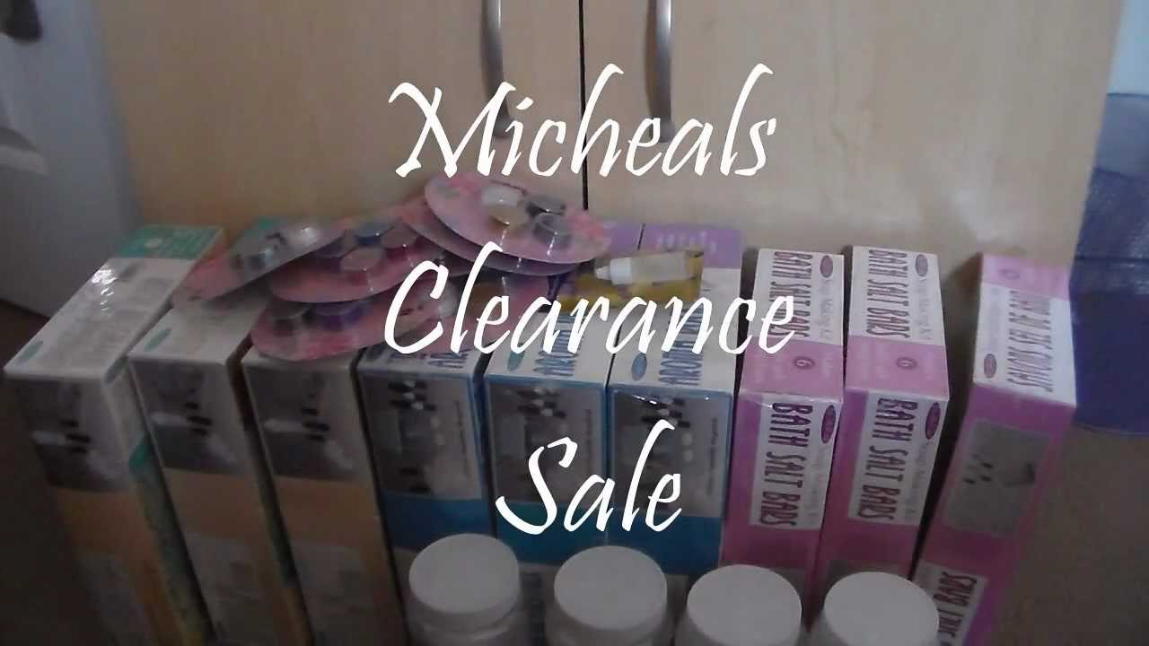 Bath Salt Bars, Aroma Rock Kit, and Flower Diffusers at Micheals on Clearance sharingbox
