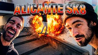 ALICANTE EL TOSAL 🔥!SKATE low cost trip SIN PLAN 😳🛹!!🔥/DIA 4