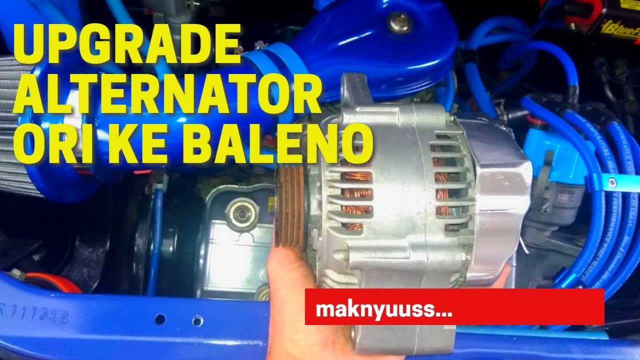 CARA MENGGANTI (UPGRADE) ALTERNATOR ASLI  KE ALTERNATOR BALENO || SUZUKI KARIMUN KOTAK