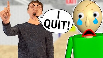 The Principal Is GONE FOREVER! | Baldi