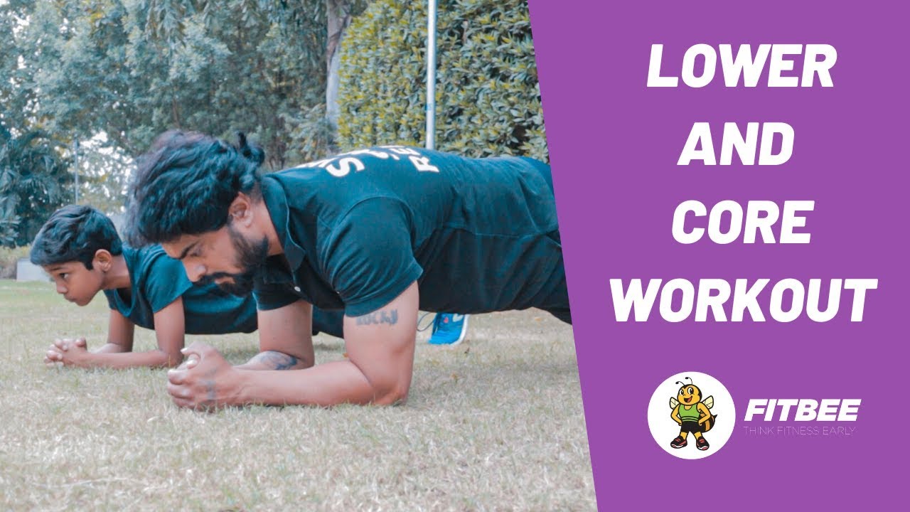 Fitbee ]Lower and Core workout] - YouTube