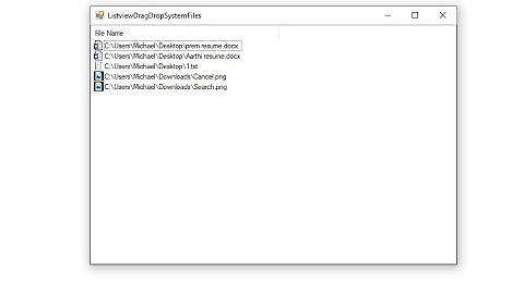 How to Drag and Drop multiple files from your system to Listview- VB.net @mikecodz2821