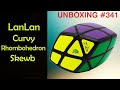 Unboxing №341 LanLan Curvy Rhombohedron Skewb
