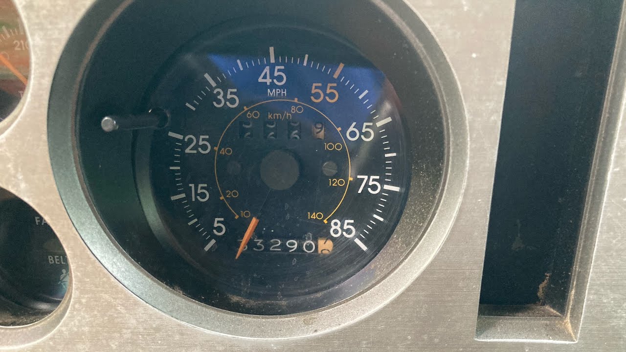 Speedometer cable replacement on a 85 S10 Tahoe YouTube