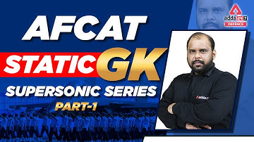 AFCAT Static GK 2022 | AFCAT 2 2022 Static GK | Supersonic Series #1 | By Jivesh Sir