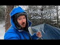 Snow Storm at Dawn - Winter Camping on North Fork Mountain