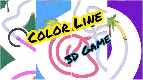 Line Color 3D Game Level 16 to 20 || Color Line 3D Game  || Line Color Game
