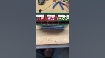 TTL clock #electronics #led #ttl #diy