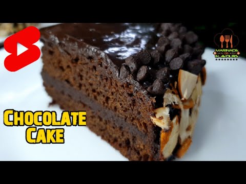 Chocolate Cake | Eggless Chocolate Cake Without Oven | Bakery Style Chocolate Cake #Shorts