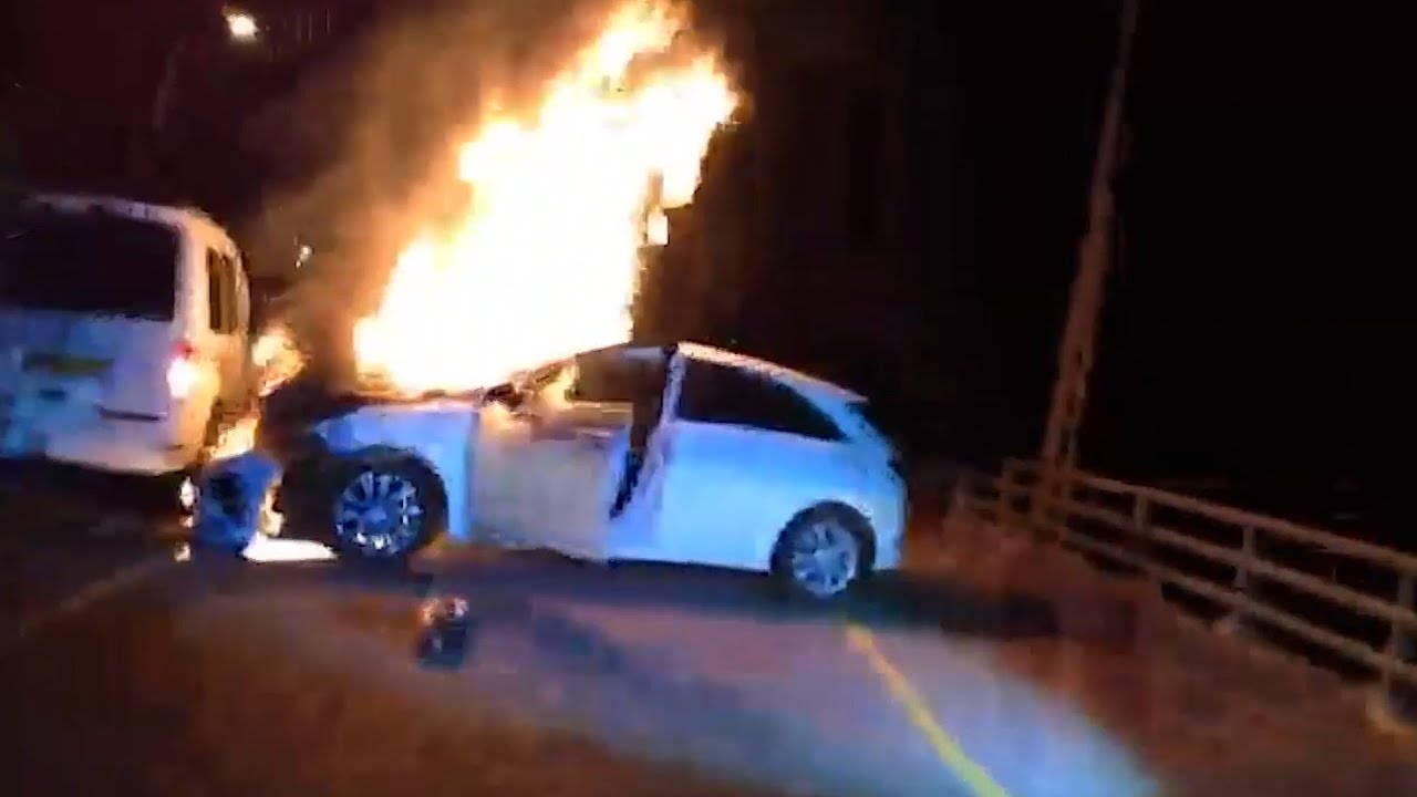 מרדף קטלני: השודדים שברחו - והתנגשו בניידת בילוש