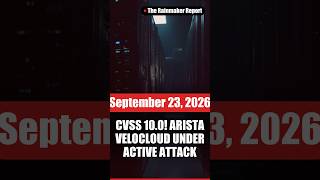 🔴 CVSS 10.0! Arista VeloCloud under active attack 🔴