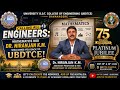 Calling All Engineers: Mathematics HOD Dr. Niranjan K.M. Welcomes You Back to UBDTCE!