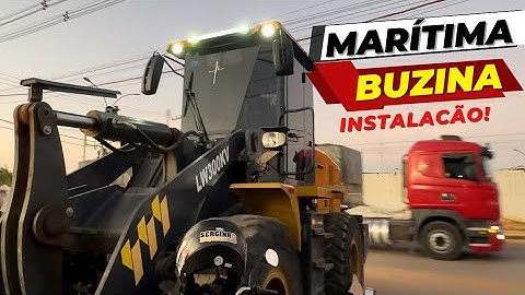 PÁ CARREGADEIRA XCMG! INSTALAÇÃO DE BUZINA MARÍTIMA,BARRA LEDs… #maquinas #trabalho #motor