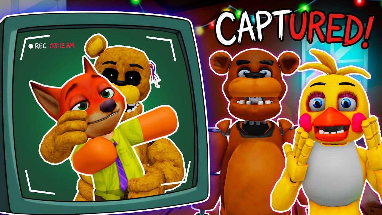 We Caught GOLDEN FREDDY On Our SECURITY CAMERA In Roblox...| FIVE NIGHTS AT FREDDYS