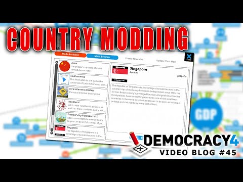 Democracy 4 Developer Blog #45: COUNTRY MODDING