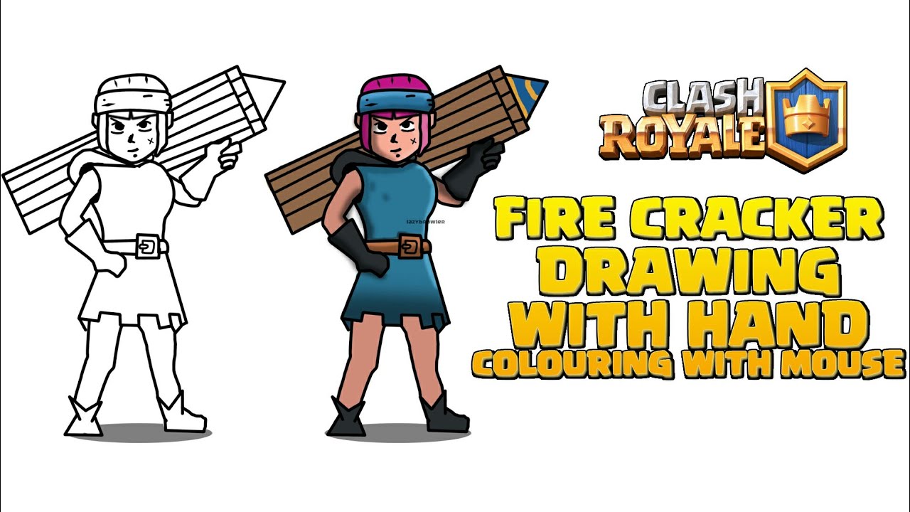 Drawing New Card Firecracker [CLASH ROYALE] - YouTube