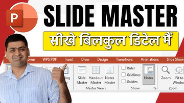 सीखे 👉 Slide Master in MS Powerpoint Detail Video in Hindi