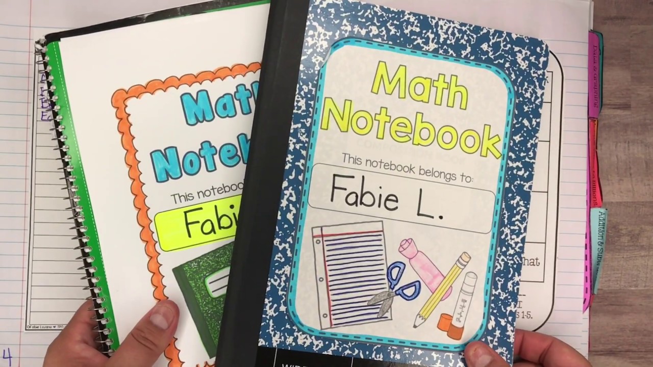 Interactive Math Notebook For Th Grade YouTube