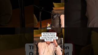 The Day Sharon Osbourne Read Jacoby Shaddix the Riot Act #osbournefamily #sharonosbourne #shorts