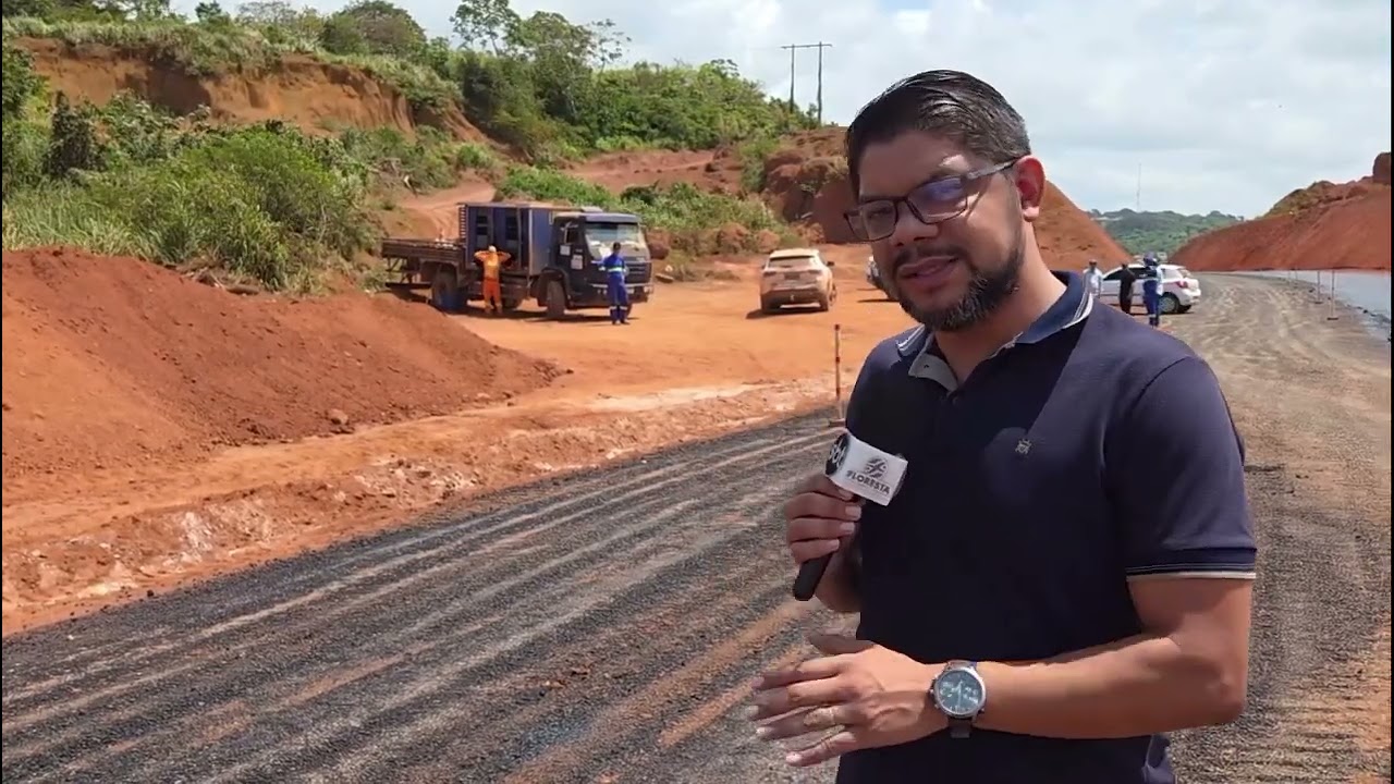 Começa o trabalho de aprimação na BR-422 entre Tucuruí e Novo Repatriamento. Faltam apenas 19km 