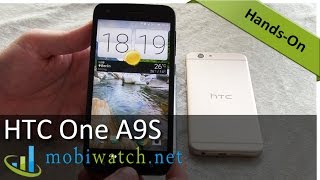 HTC One A9S: Sleek Metal Phone With Fingerprint Scanner | Hands-on Video Review