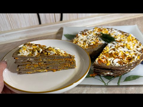 Бауыр торты. Қазақша торт. Печеночный торт. Liver cake