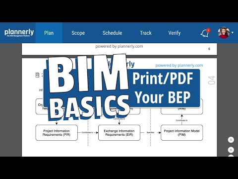 Quickly Print + Archive Your BEP (BIM Execution Plan)