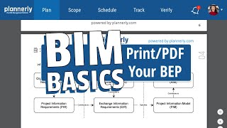Quickly Print + Archive Your BEP (BIM Execution Plan)