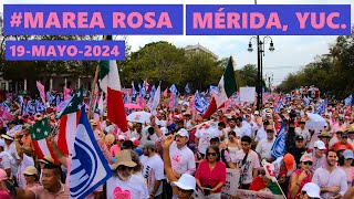 Así se vivió la Marea Rosa en Mérida Yucatán - 19-MAY0-2024
