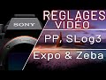 Sony alpha  rglages vido  profil dimage pp slog3 zeba expo sony a7siii a7iv a7rv a1