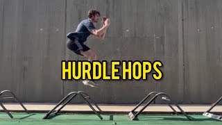 Long Jump Drills - Hurdle Hops - Plyometric Jumping Exercise - Multi Jumps