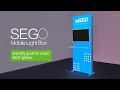 【SEGO 120】The basic unit details for SEGO lightbox trade show booth.