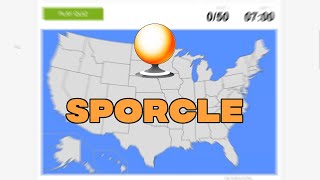 Guessing the Location of US States (Sporcle Quiz)