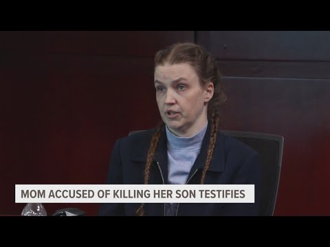 Mom accused of killing her son testifies - YouTube