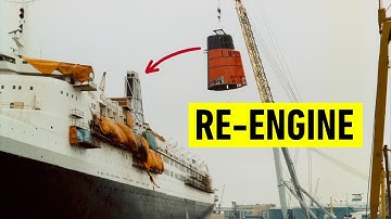 De kolossale harttransplantatie van de QE2: de epische dieselwissel die een legende redde