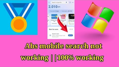 mobile search not working | 100% working microsoft rewards solution