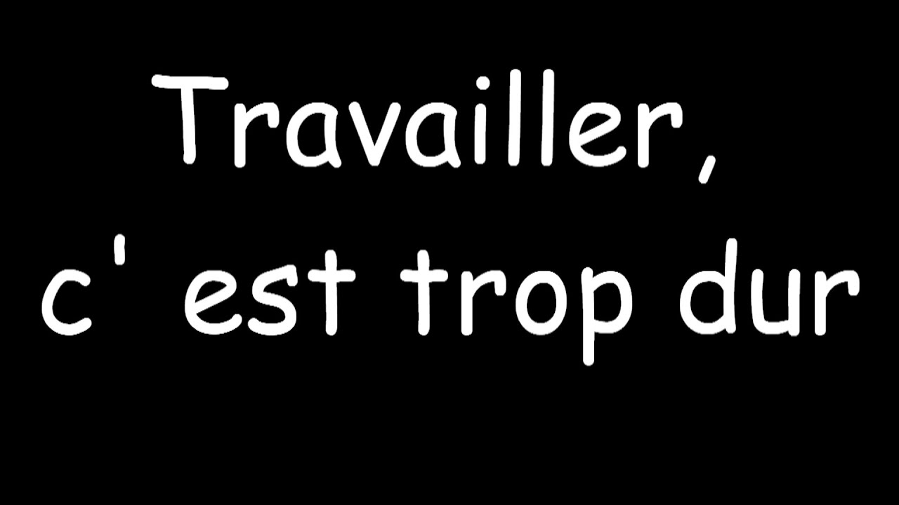 Crime story raconté par Serge Sauvion----travailler, c'est trop dur