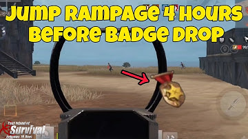 Jump Rampage 4 hours before badge drop last island of survival part 1 | #lios #pvp