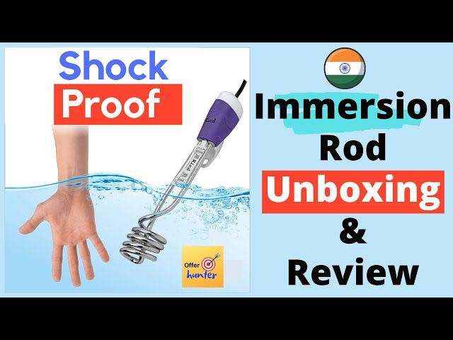 Rico Immersion Rod Water Heater Unboxing u0026 Review [1500 W] - YouTube