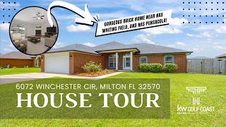 6072 Winchester Cir | 4-Bedroom Brick Home with Near NAS Pensacola for Sale in Milton! | House Tour