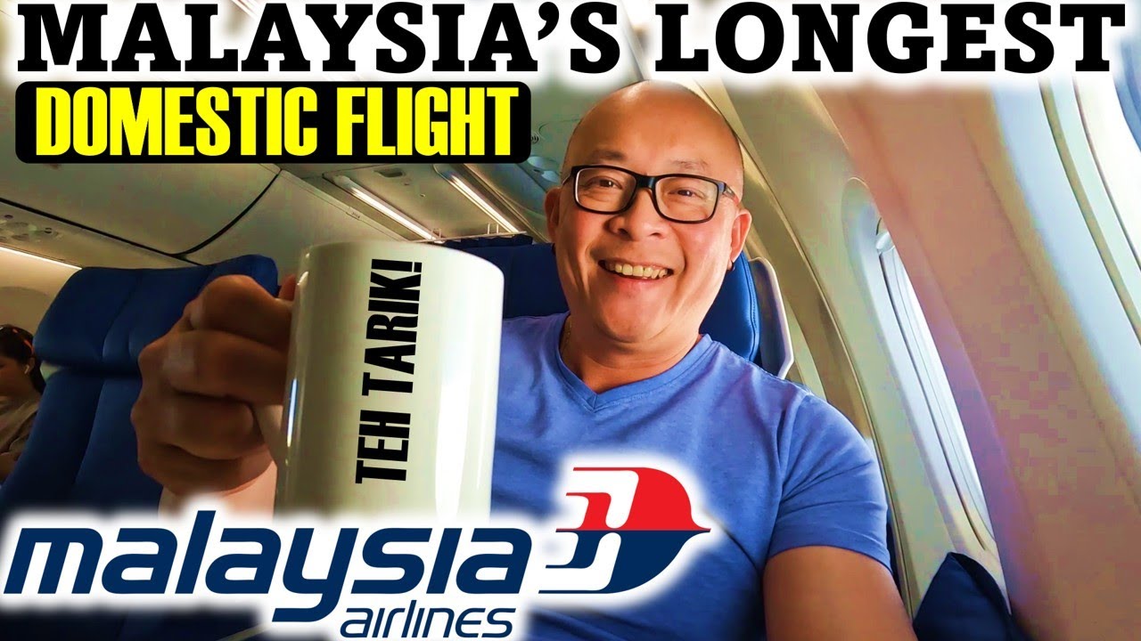 Malaysia's LONGEST Domestic Flight?... Kuala Lumpur - Kota Kinabalu 🇲🇾✈️🇲🇾