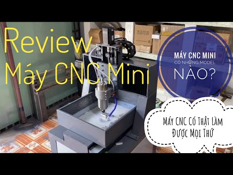 Video Máy CNC mini phay khắc kim loại, khuôn mẫu - youtube