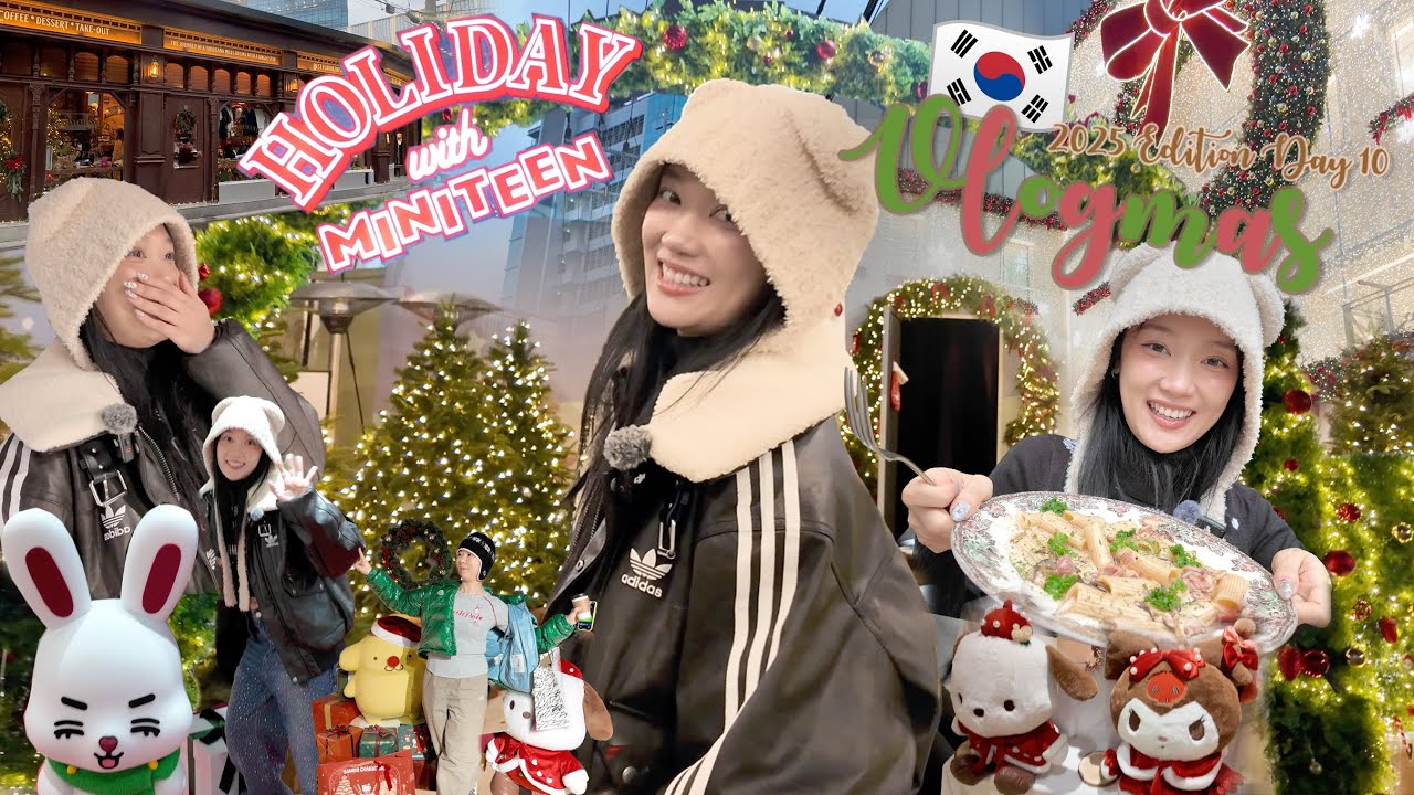 【VLOGMAS 2025🎄DAY10】韓國審美在線！🎄🧑‍🎄🎁聖水Dior，韓貞仙，Daisique 聖誕裝飾也巨美！Sanrio聖誕快閃，Miniteen聖誕快閃✨